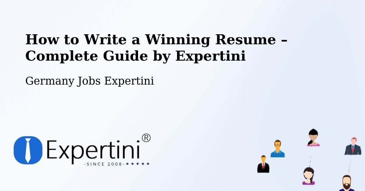 Resume Writing Guide for Job Seekers – Oelde - Oelde, Germany Jobs Expertini