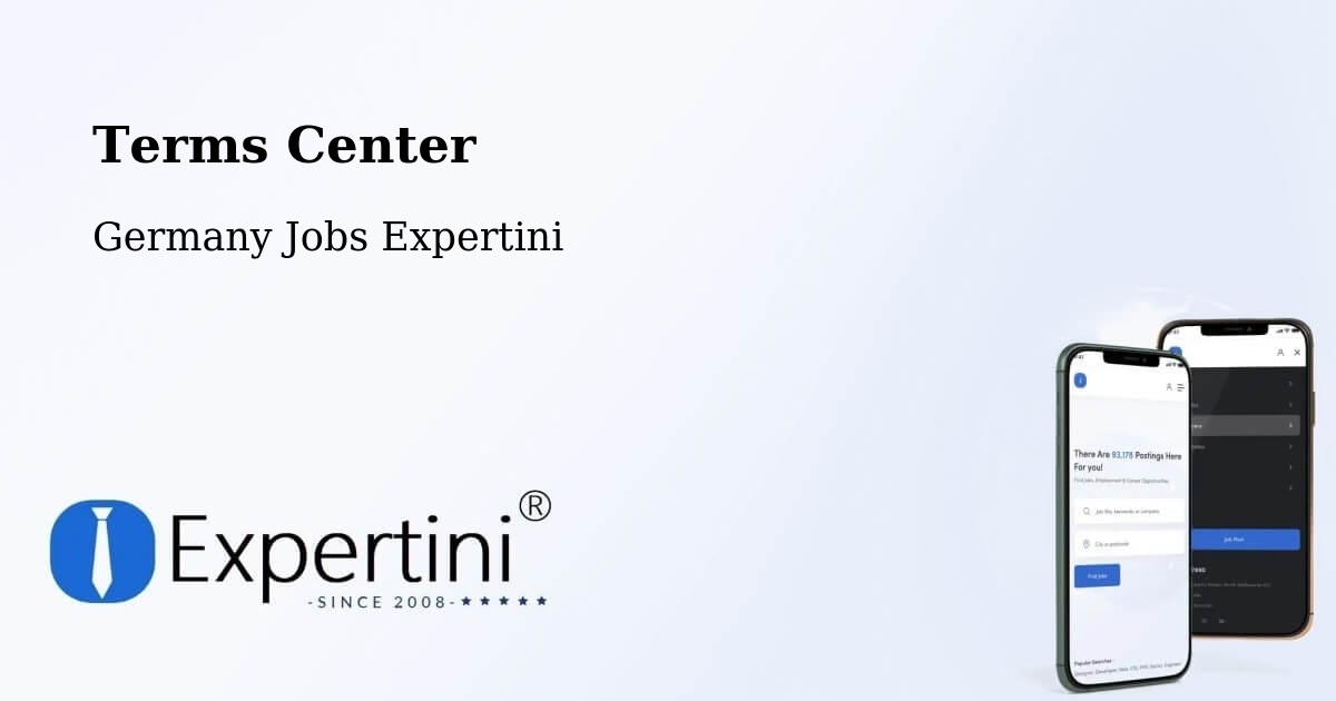 Terms Center - Germany Jobs Expertini